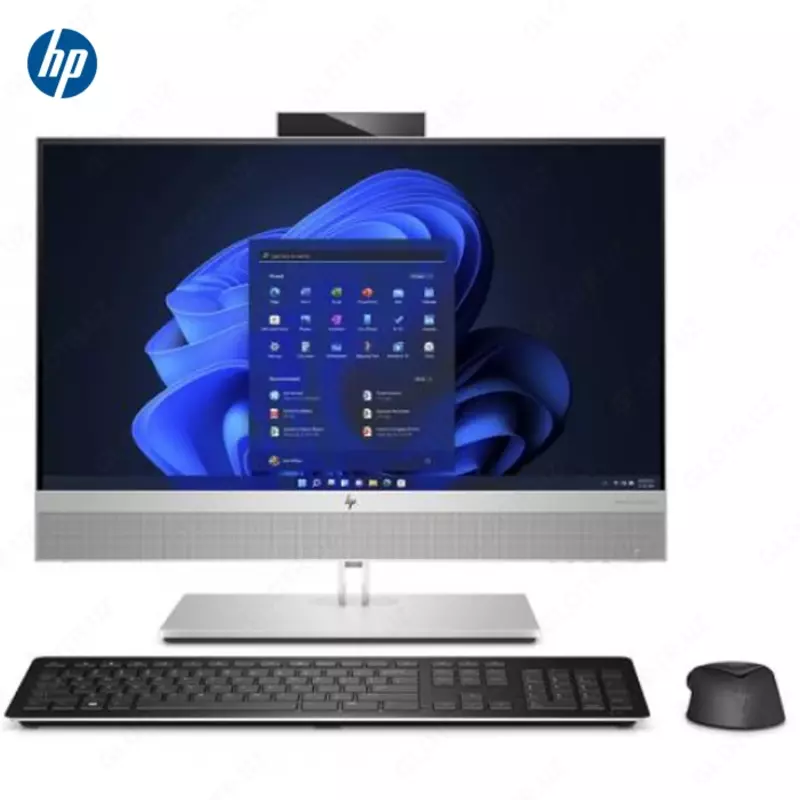 Моноблок HP EliteOne 800 G8 (Intel Core i5-11500/ DDR4 8GB 3200/ SSD 256GB/ FHD 27" IPS/ Intel Iris Xe/ No DVD/ Wireless kb + mouse/ W11P/ Ru) Silver
