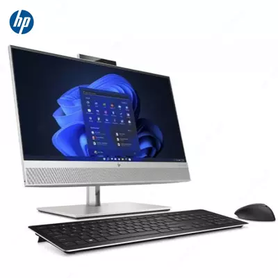 Моноблок HP EliteOne 800 G8 (Intel Core i5-11500/ DDR4 8GB 3200/ SSD 256GB/ FHD 27" IPS/ Intel Iris Xe/ No DVD/ Wireless kb + mouse/ W11P/ Ru) Silver