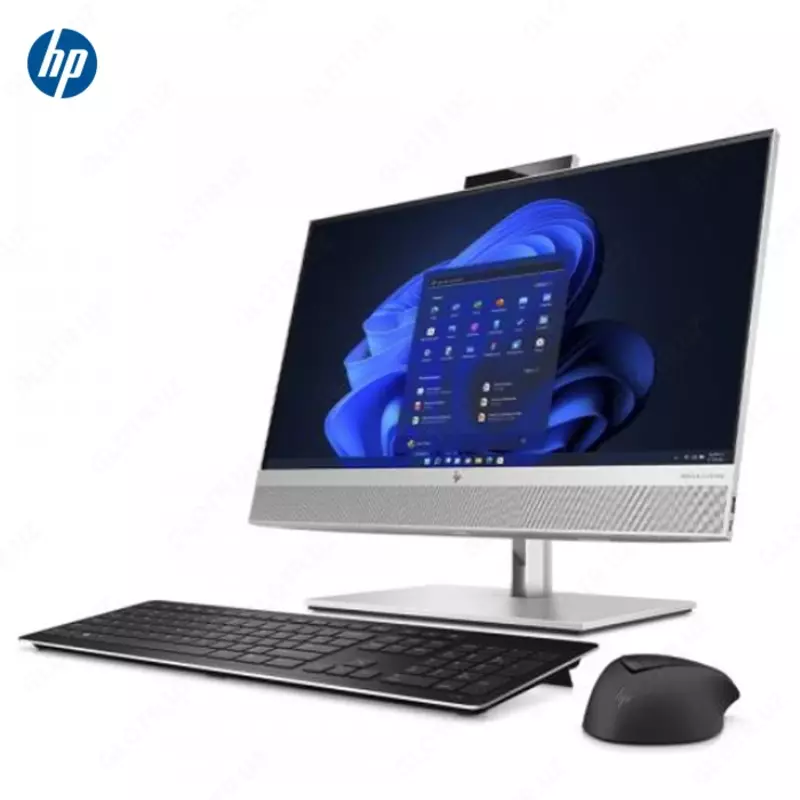 Моноблок HP EliteOne 800 G8 (Intel Core i7-11700/ DDR4 16GB 3200/ SSD 512GB/ FHD 27" IPS/ Intel Iris Xe/ No DVD/ Wireless kb + mouse/ W10P/ Ru) Silver
