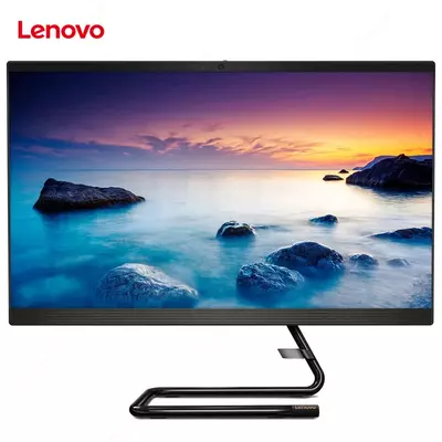 Моноблок Lenovo Ideacenter A340-24IWL (Intel i3-10110U/ DDR4 4GB/ HDD 1000GB/ 23,8 IPS FHD LCD/ Integrated Intel UHD Graphics/ No DVD/ Keyboard + mouse/ RU) Black