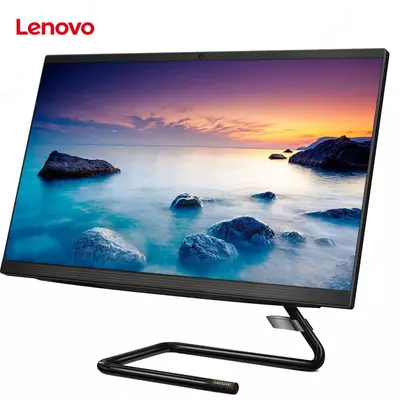 Моноблок Lenovo IdeaCenter A340-24IWL (Intel i5-10210U/ DDR4 8GB/ SSD 256GB/ 23,8 IPS FHD LCD/ Integrated Intel UHD Graphics/ No DVD/ Keyboard + mouse/ RU) Black