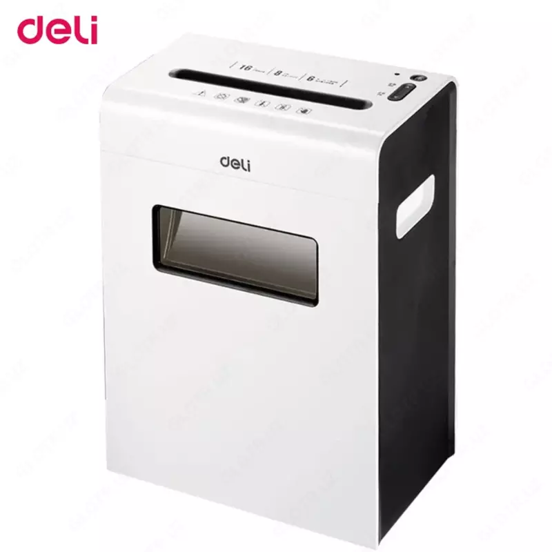 Уничтожитель бумаг Deli Touch E9921-EU белый/черный