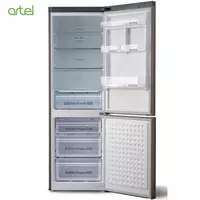 Двухкамерный холодильник Artel ART Grand Inverter HD 455RWENE с Дисплей Нержавейка Только в розницу