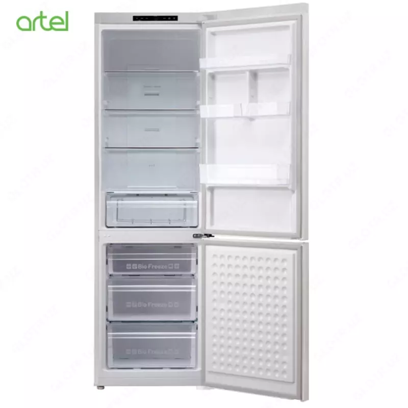 Двухкамерный холодильник Artel HD 430RWENS без Дисплей Стальной