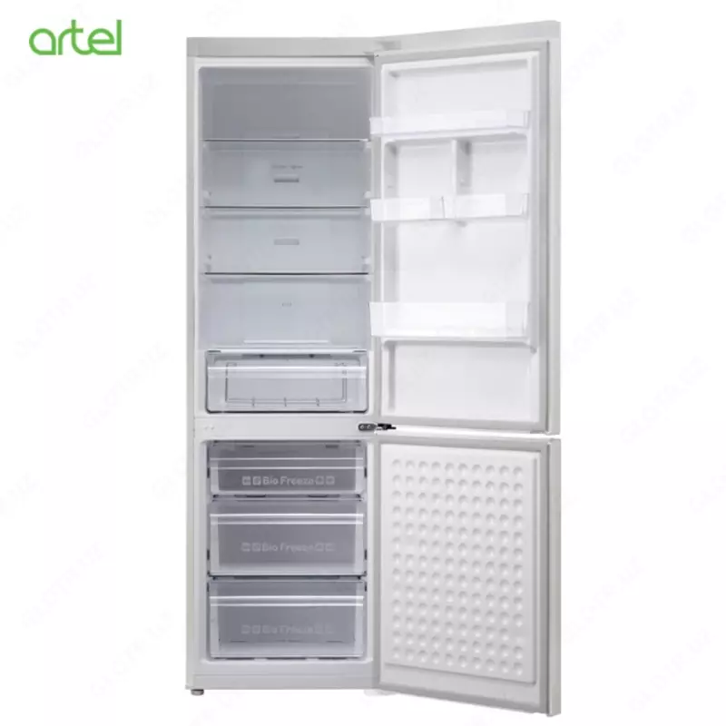 Двухкамерный холодильник Artel HD 430RWENE без Дисплей Бежевый