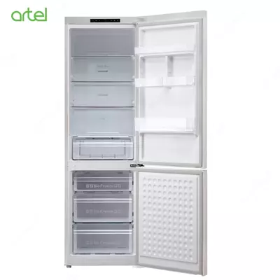 Двухкамерный холодильник Artel HD 455RWENS без Дисплей Стальной