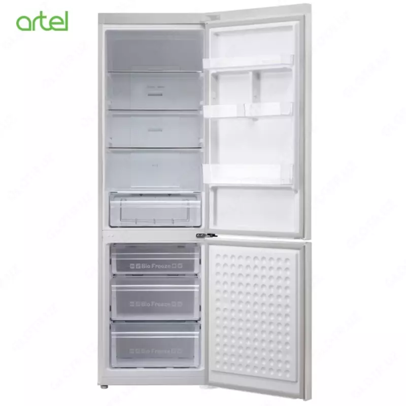 Двухкамерный холодильник Artel HD 455RWENE с Дисплей Бежевый