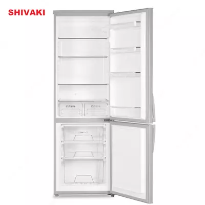Двухкамерный холодильник Shivaki HD 345 RN Стальной
