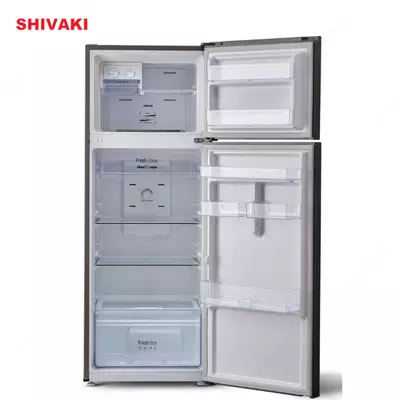 Двухкамерный холодильник Shivaki HD 395 FWENH Стальной