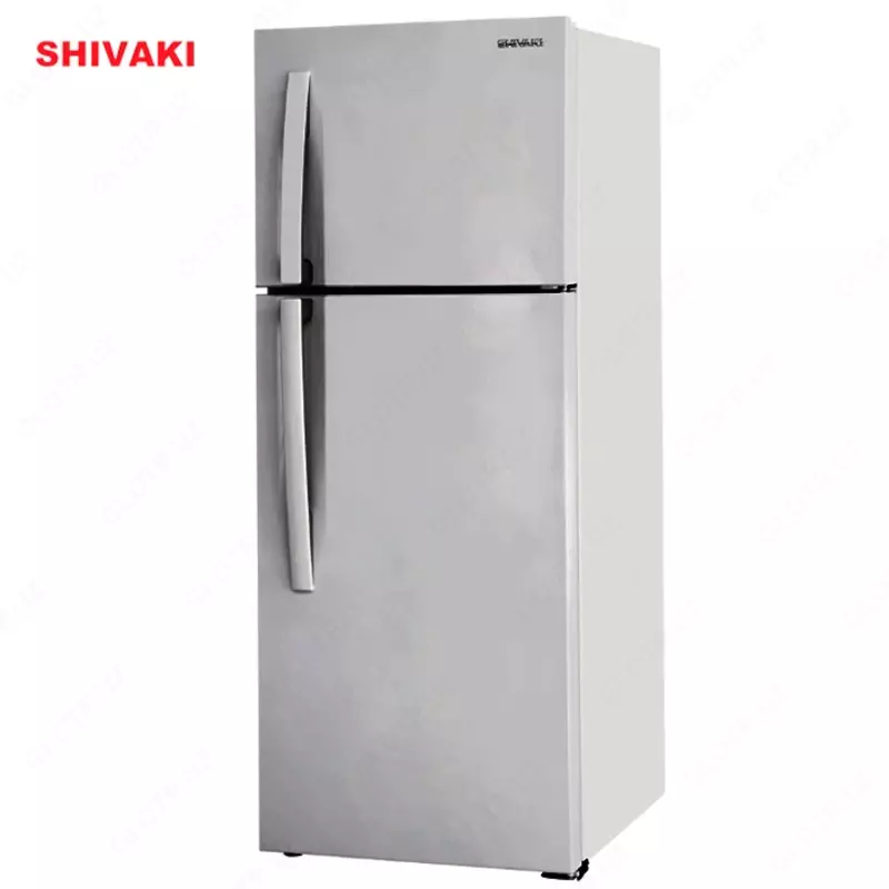 Двухкамерный холодильник Shivaki HD 395 FWENH Inverter Стальной