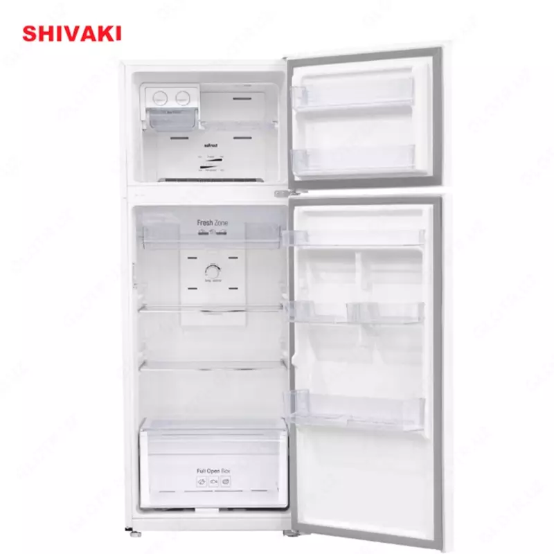 Двухкамерный холодильник Shivaki HD 360 FWENH Inverter Стальной
