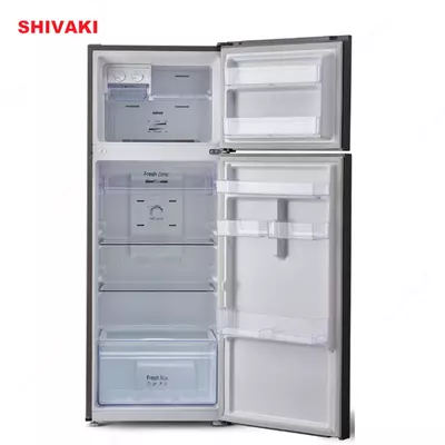 Двухкамерный холодильник Shivaki HD360-FWENH Inverter Нержавейка