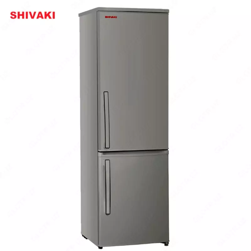 Двухкамерный холодильник HD-345 RN Тёмный стальной