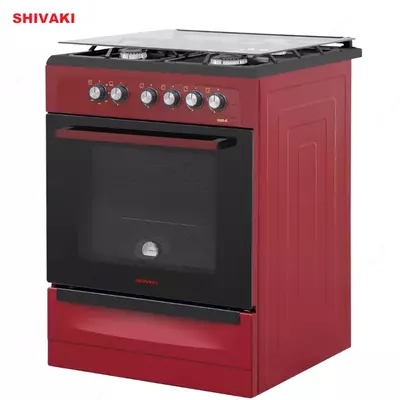 Комбинированная плита Shivaki 6300-K Бордовый