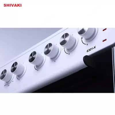 Комбинированная плита Shivaki 6301-K Белый