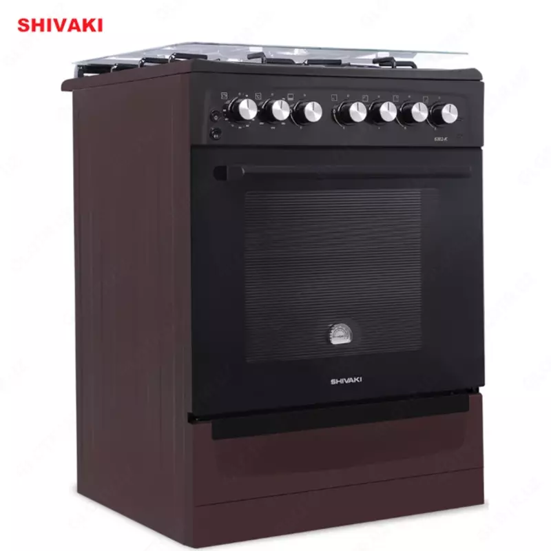 Комбинированная плита Shivaki 6302-K Коричневый