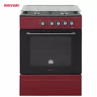 Газовая плита Shivaki 6400-G Бордовый