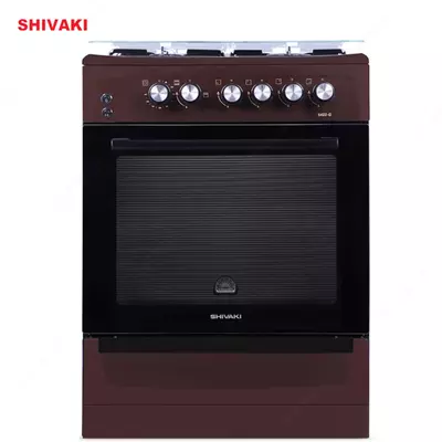Газовая плита Shivaki 6402-G Бордовый