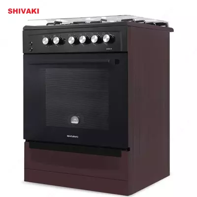 Газовая плита Shivaki 6402-G Бордовый
