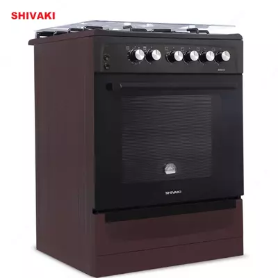 Газовая плита Shivaki 6402-G Бордовый