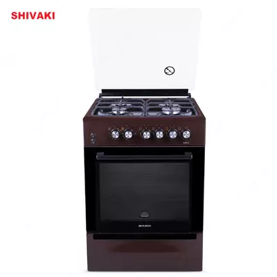 Газовая плита Shivaki 6402-G Бордовый