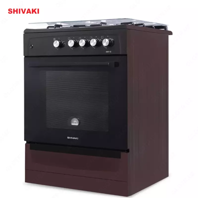 Газовая плита Shivaki 6401-G Коричневый