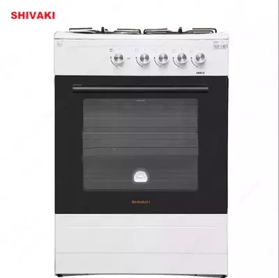 Газовая плита Shivaki 6400-G ГП с Газ контроль Белый