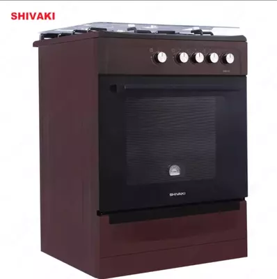 Газовая плита Shivaki 6400-G ГП с Газ контроль Коричневый