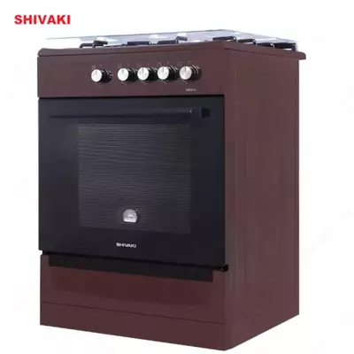 Газовая плита Shivaki 6400-G ГП с Газ контроль Коричневый