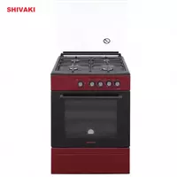 Газовая плита Shivaki 6400-G ГП с Газ контроль Бордовый Chakana savdo
