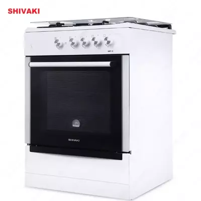 Газовая плита Shivaki 6401-G ГП с Газ контроль Белый