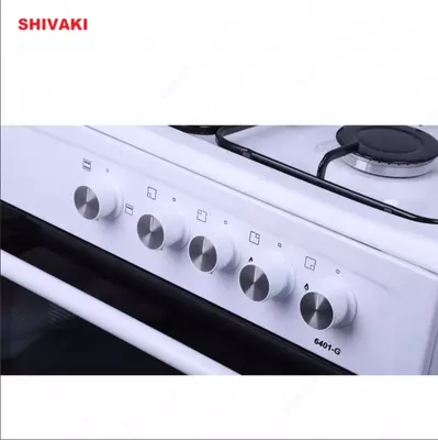 Газовая плита Shivaki 6401-G ГП с Газ контроль Белый