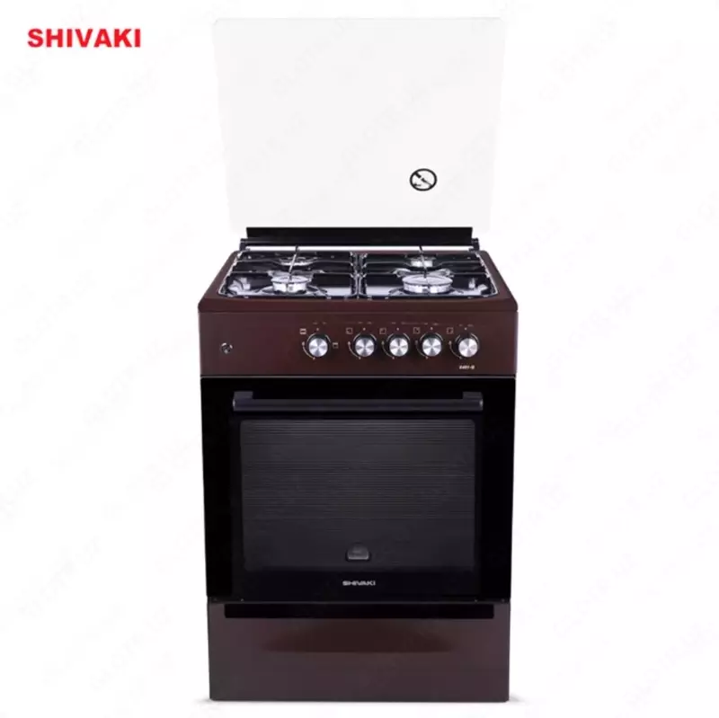 Газовая плита Shivaki 6401-G ГП с Газ контроль Коричневый
