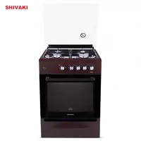 Газовая плита Shivaki 6401-G ГП с Газ контроль Коричневый Только в розницу