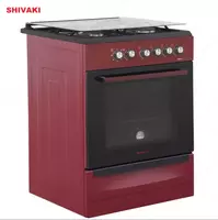 Комбинированная плита Shivaki 6300-K КП с Газ контроль Бордовый - 2 806 000 сум