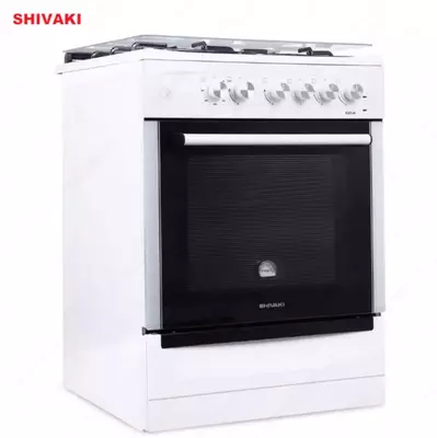 Комбинированная плита Shivaki 6301-K КП с Газ контроль Белый