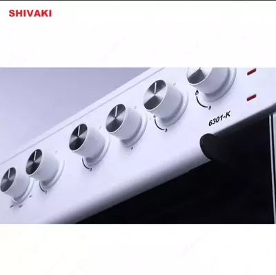 Комбинированная плита Shivaki 6301-K КП с Газ контроль Белый