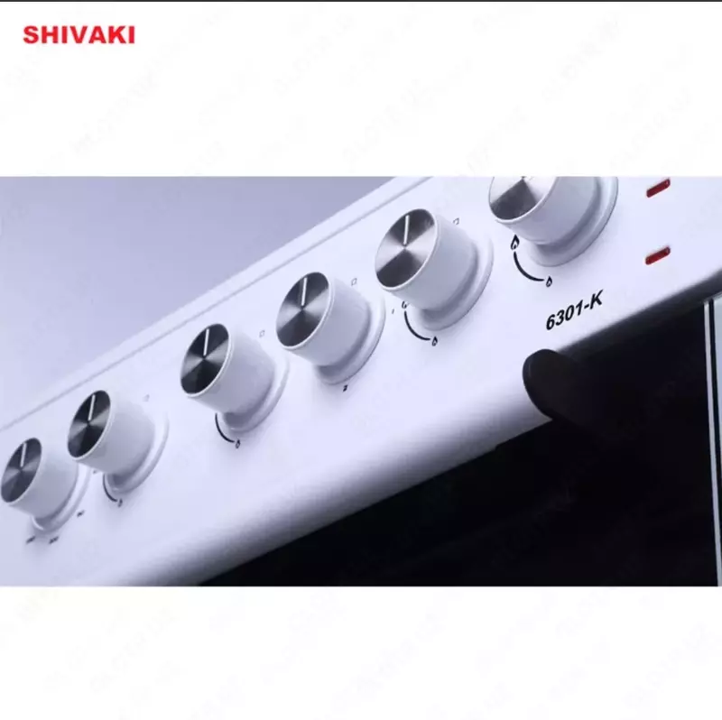 Комбинированная плита Shivaki 6301-K КП с Газ контроль Белый