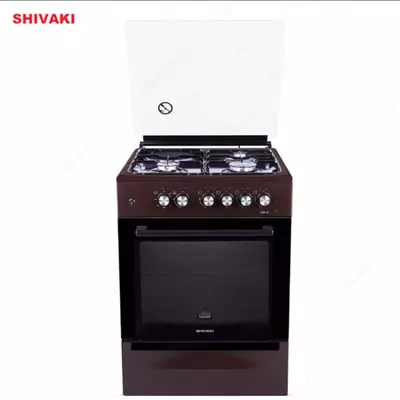 Комбинированная плита Shivaki 6301-K КП с Газ контроль Коричневый