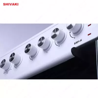 Комбинированная плита Shivaki 6301-K КП с Газ контроль Серый