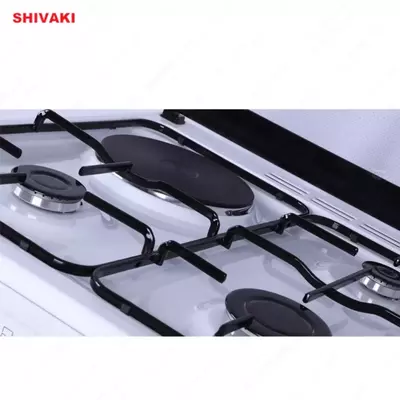 Комбинированная плита Shivaki 6301-K КП с Газ контроль Серый