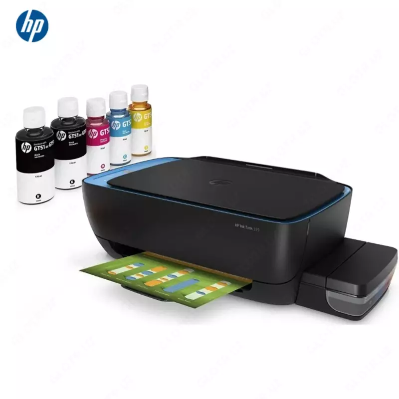 Принтер HP - Ink Tank 319 Blue AiO (A4, 8 стр/мин, струйное МФУ, LCD, USB2.0)