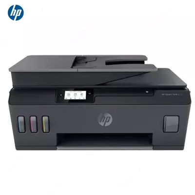 Принтер HP - Smart Tank 615 AiO (A4, 11 стр/мин, 256Mb, струйное МФУ, LCD, USB2.0, WiFi, Touch display, факс, ADF)