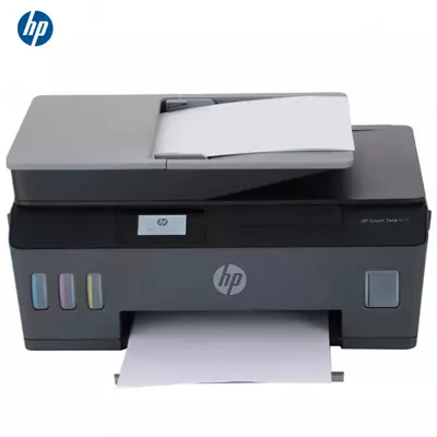 Принтер HP - Smart Tank 615 AiO (A4, 11 стр/мин, 256Mb, струйное МФУ, LCD, USB2.0, WiFi, Touch display, факс, ADF)