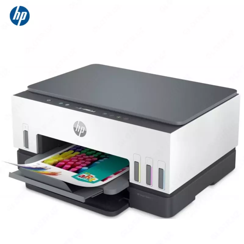 Принтер HP - Smart Tank 670 Wireless AiO (A4, 12 стр/мин, 128Mb, струйное МФУ, LCD, USB2.0, WiFi, двуст.печать)