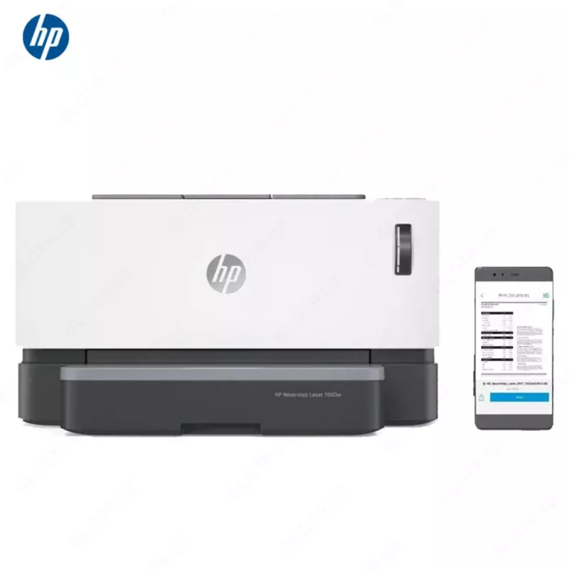 Принтер HP - Neverstop Laser 1000w (A4, 20стр/мин, 32Mb, USB2.0, Ethernet, WiFi)