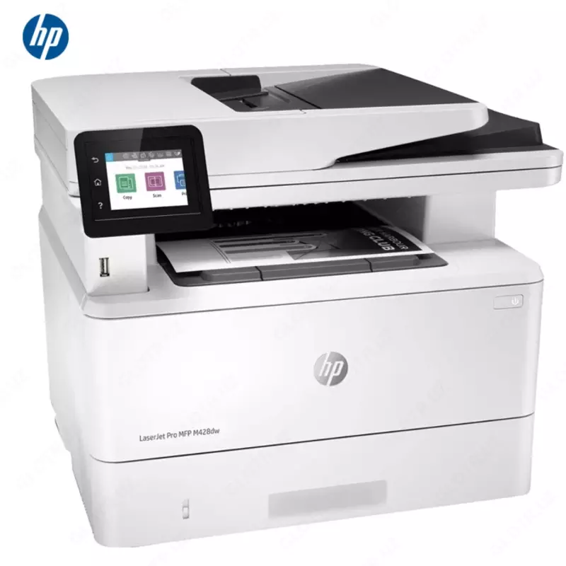 Принтер HP - LaserJet Pro MFP M428dw (A4, 38стр/мин,512Mb,LCD, лазерное МФУ,USB2.0,Wi-Fi,двуст.печать,DADF, сетевой)