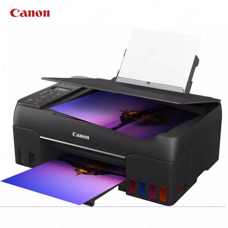 Струйный принтер Canon - PIXMA G640 (A4, 3.9стр/мин, струйное МФУ, AirPrint, Ethernet (RJ-45), USB, Wi-Fi)