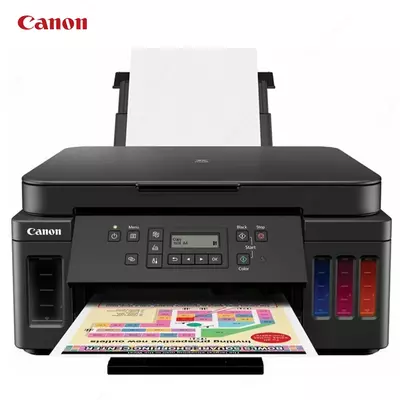 Струйный принтер Canon - PIXMA G6040 (A4, 13.стр/мин, струйное МФУ, AirPrint, Ethernet (RJ-45), USB, Wi-Fi)