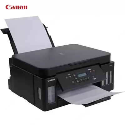 Струйный принтер Canon - PIXMA G6040 (A4, 13.стр/мин, струйное МФУ, AirPrint, Ethernet (RJ-45), USB, Wi-Fi)